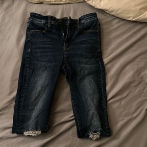 American Eagle, US 4 Regular, Dark Blue denim
